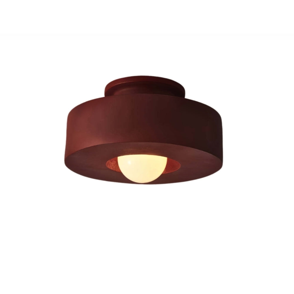 Lámpara de techo abstracta con bloques de colores - Resina mate moderna