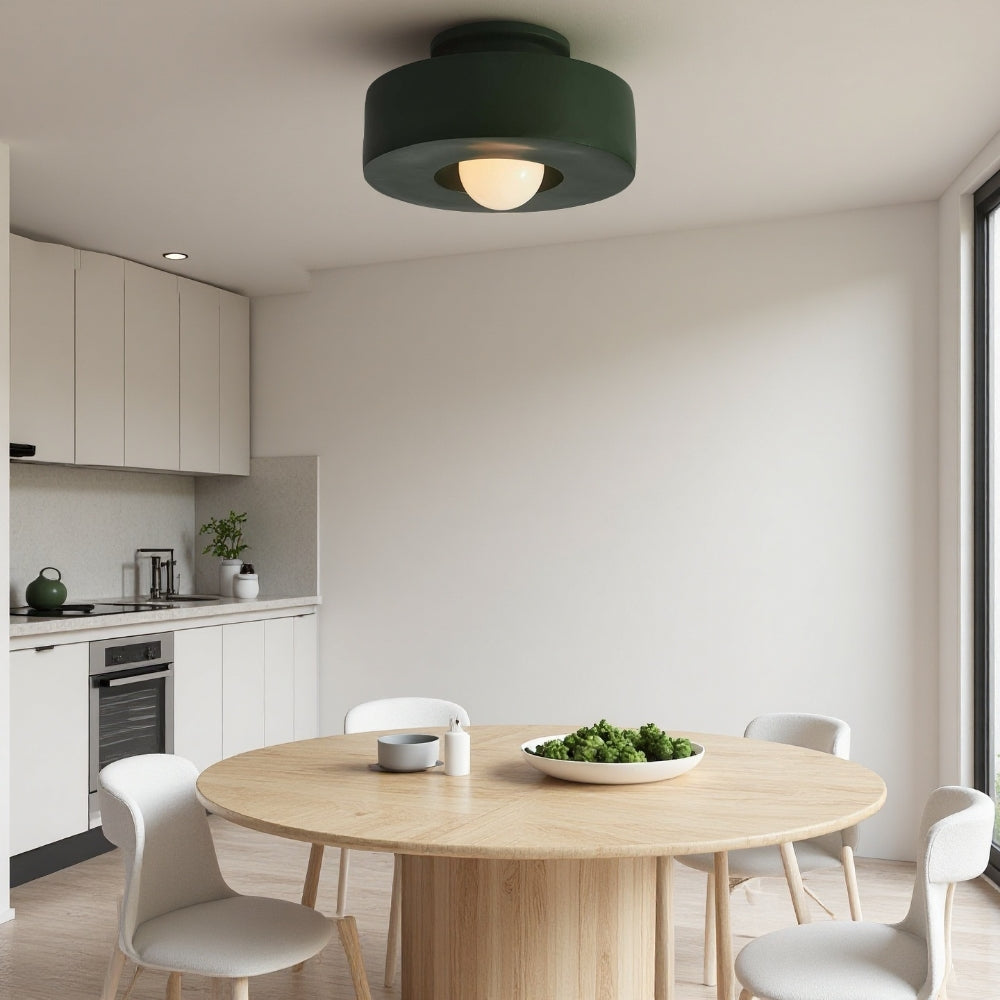 Lámpara de techo abstracta con bloques de colores - Resina mate moderna