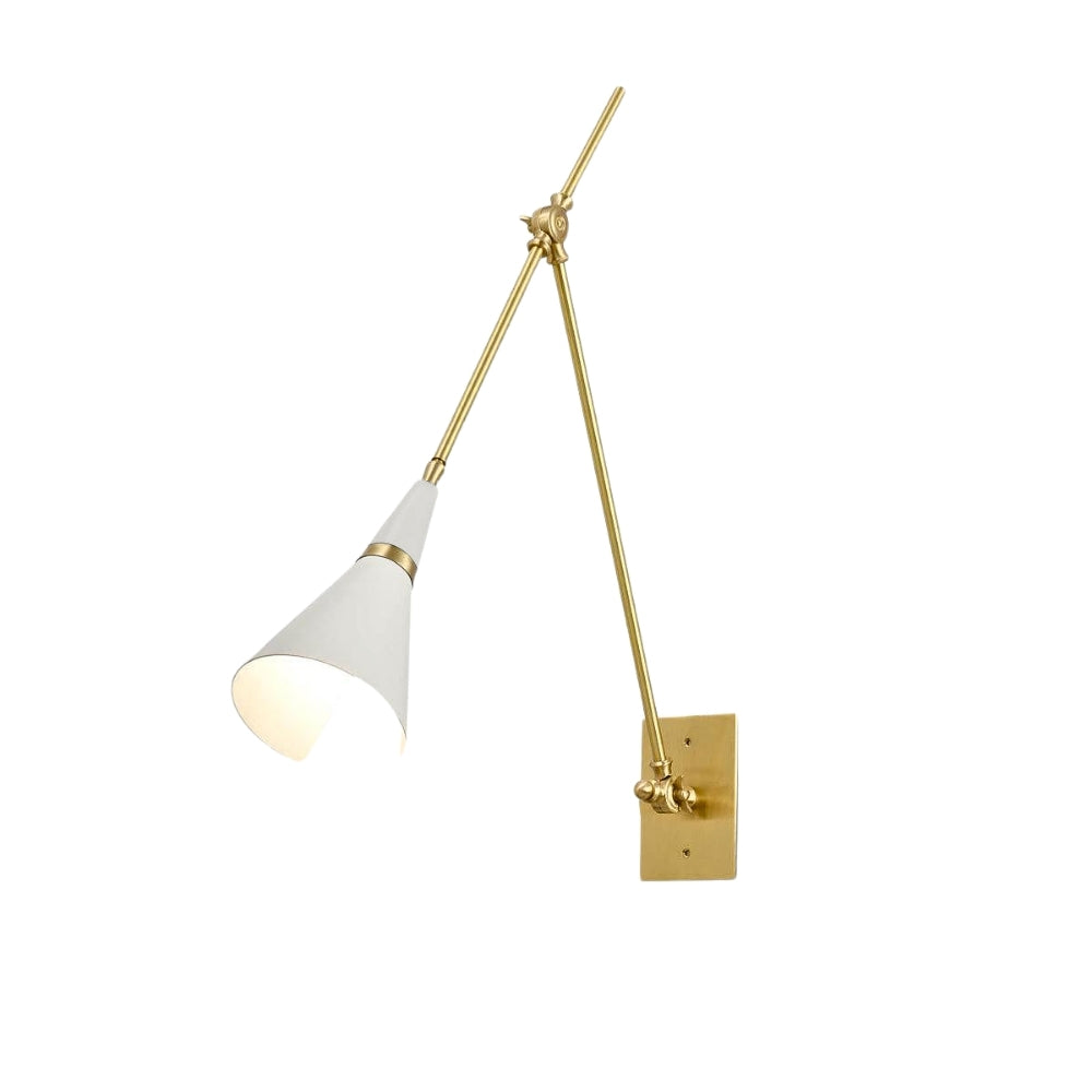 Lámpara de pared direccional - Lámpara de trabajo para pasillo en negro mate