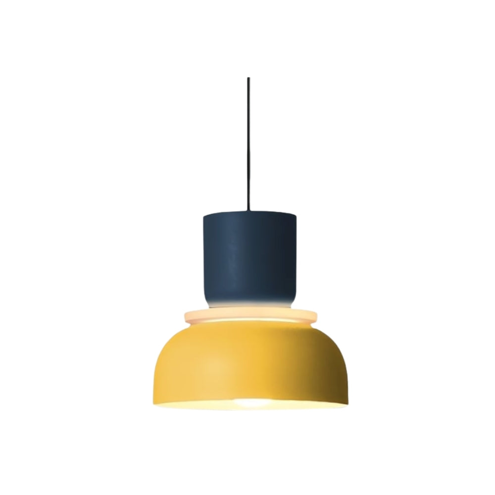 Lámpara colgante nórdica geométrica de metal - Multicolor