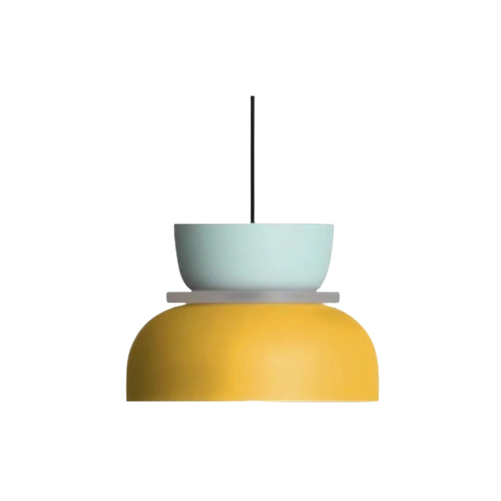 Lámpara colgante nórdica geométrica de metal - Multicolor