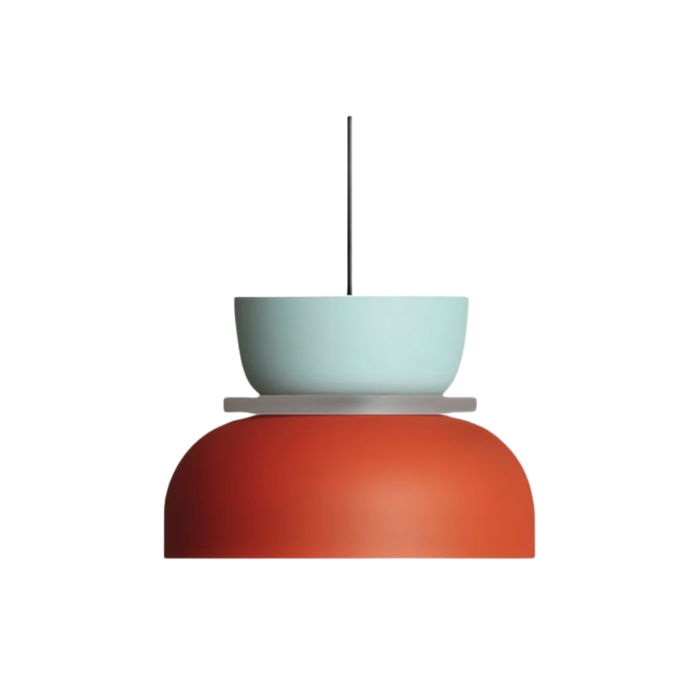 Lámpara colgante nórdica geométrica de metal - Multicolor
