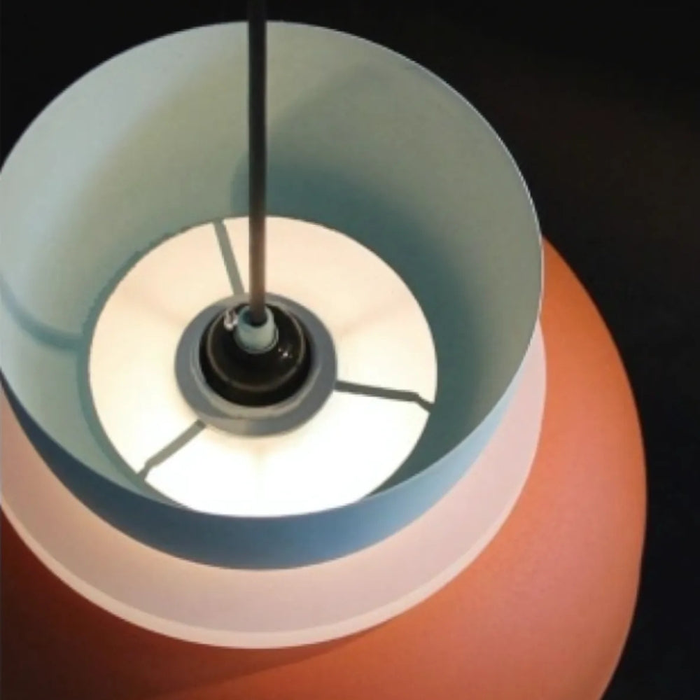 Lámpara colgante nórdica geométrica de metal - Multicolor