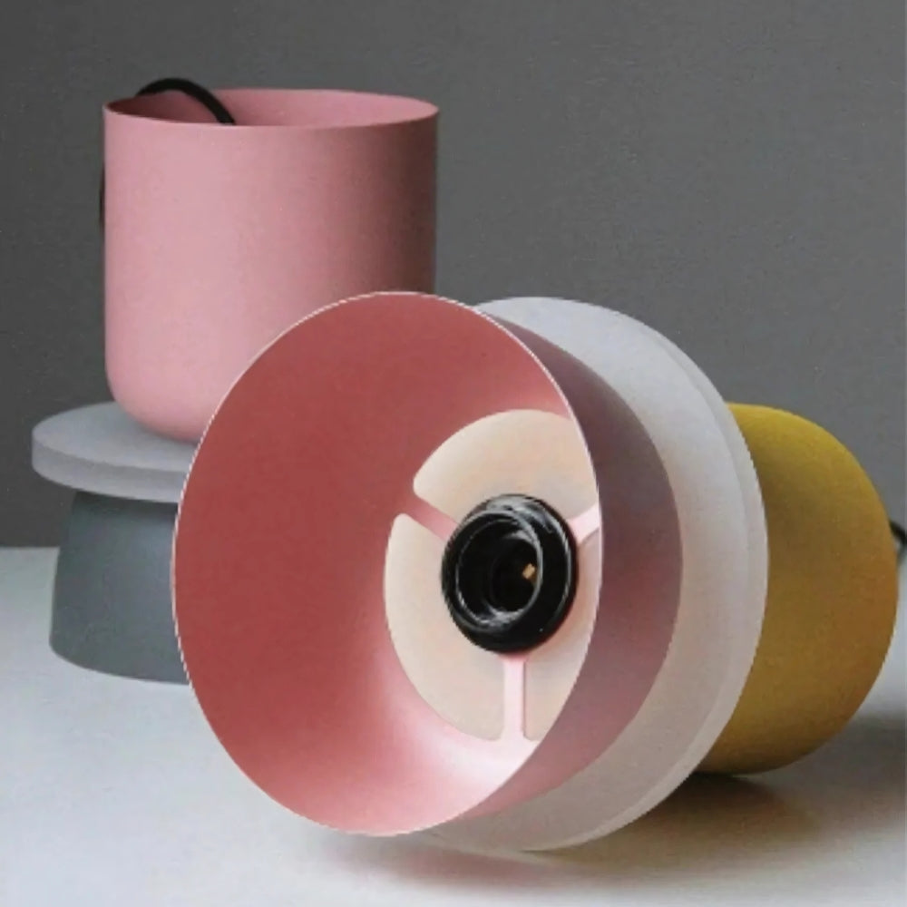 Lámpara colgante nórdica geométrica de metal - Multicolor