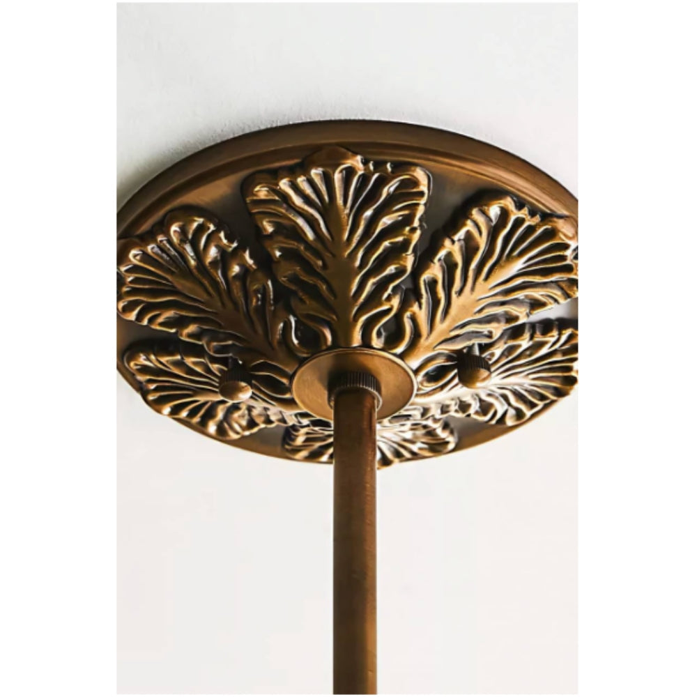 Lámpara de techo de cristal vintage: elegante iluminación semiempotrada