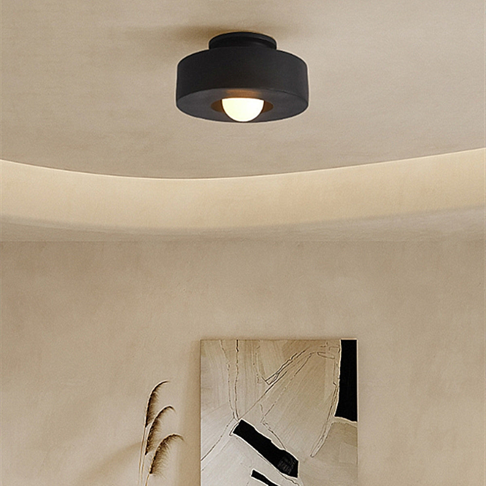 Lámpara de techo abstracta con bloques de colores - Resina mate moderna