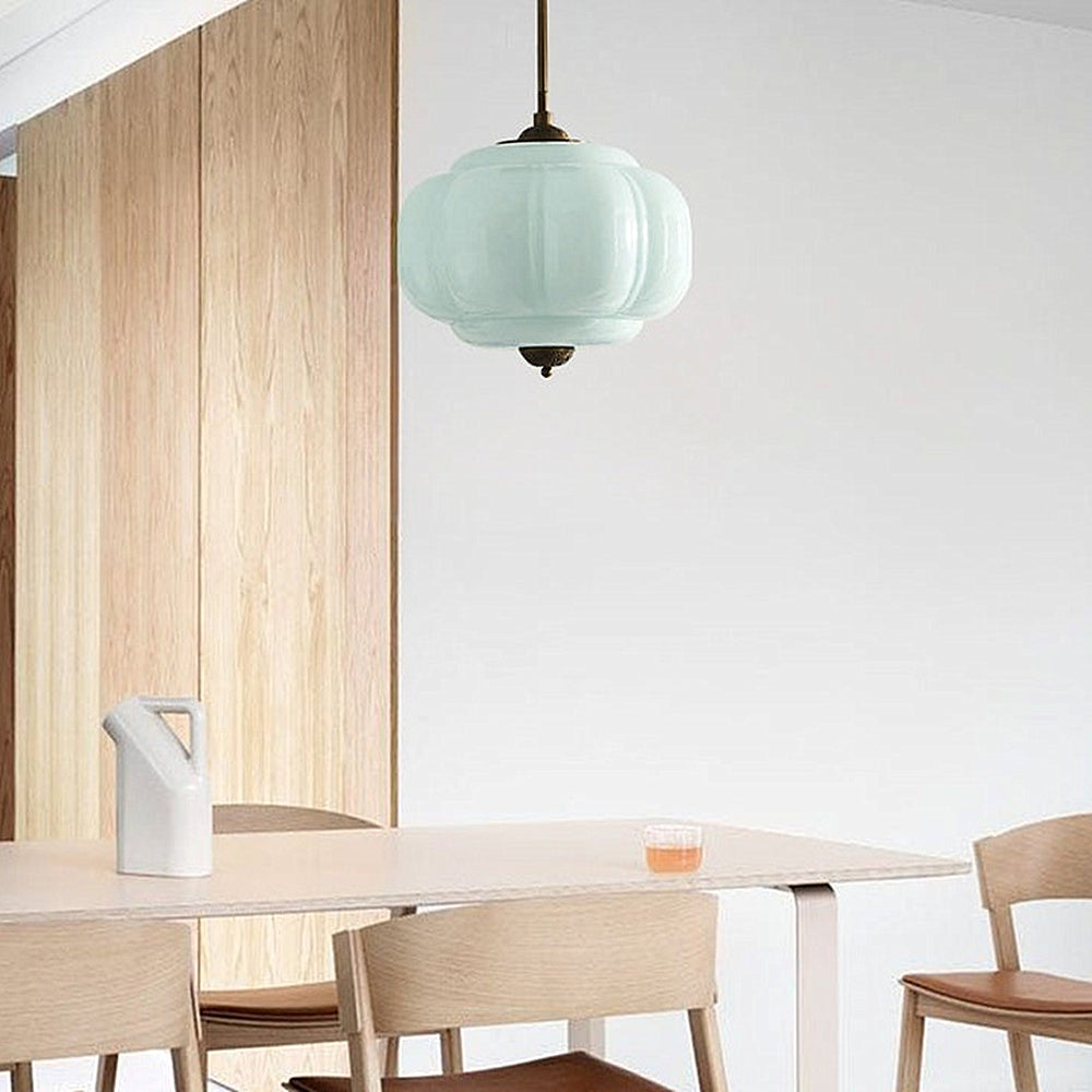 Lámpara de techo de cristal vintage: elegante iluminación semiempotrada